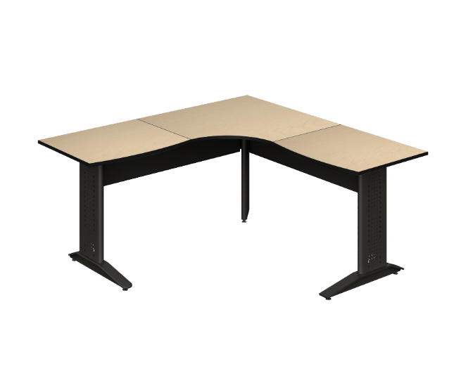 Conjunto Diagonal en L 19MM 160 x 160 x 75 cm 3MM Cyber