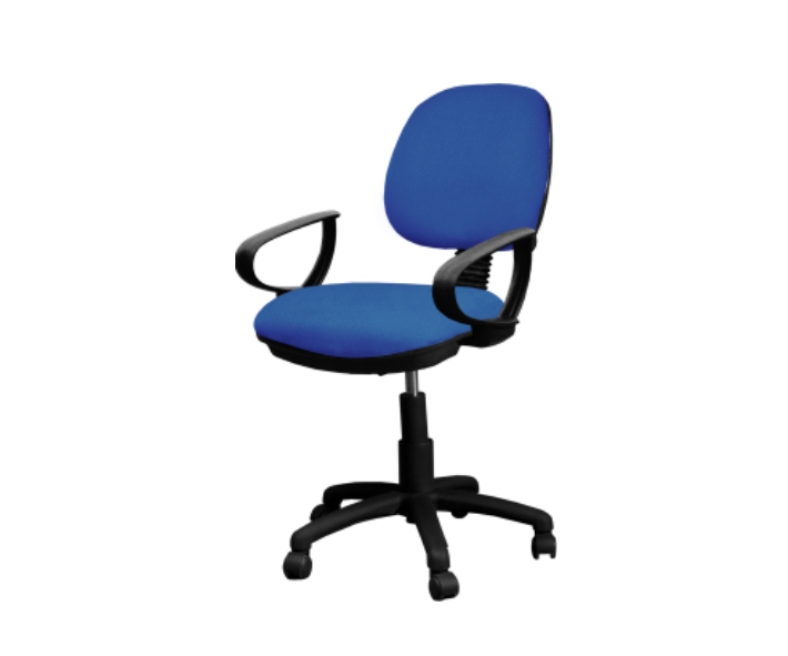 Silla Operativa c/Brazos Polipro Mec. Doble Base Plastica Comfort