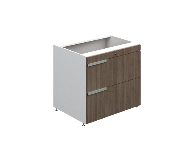 Archivero Hor. 2 Gavetas 74.4 x 60 x 72 cm G Connect BP