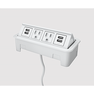 Nacre 2 power, 2 USB A+C 120" cord