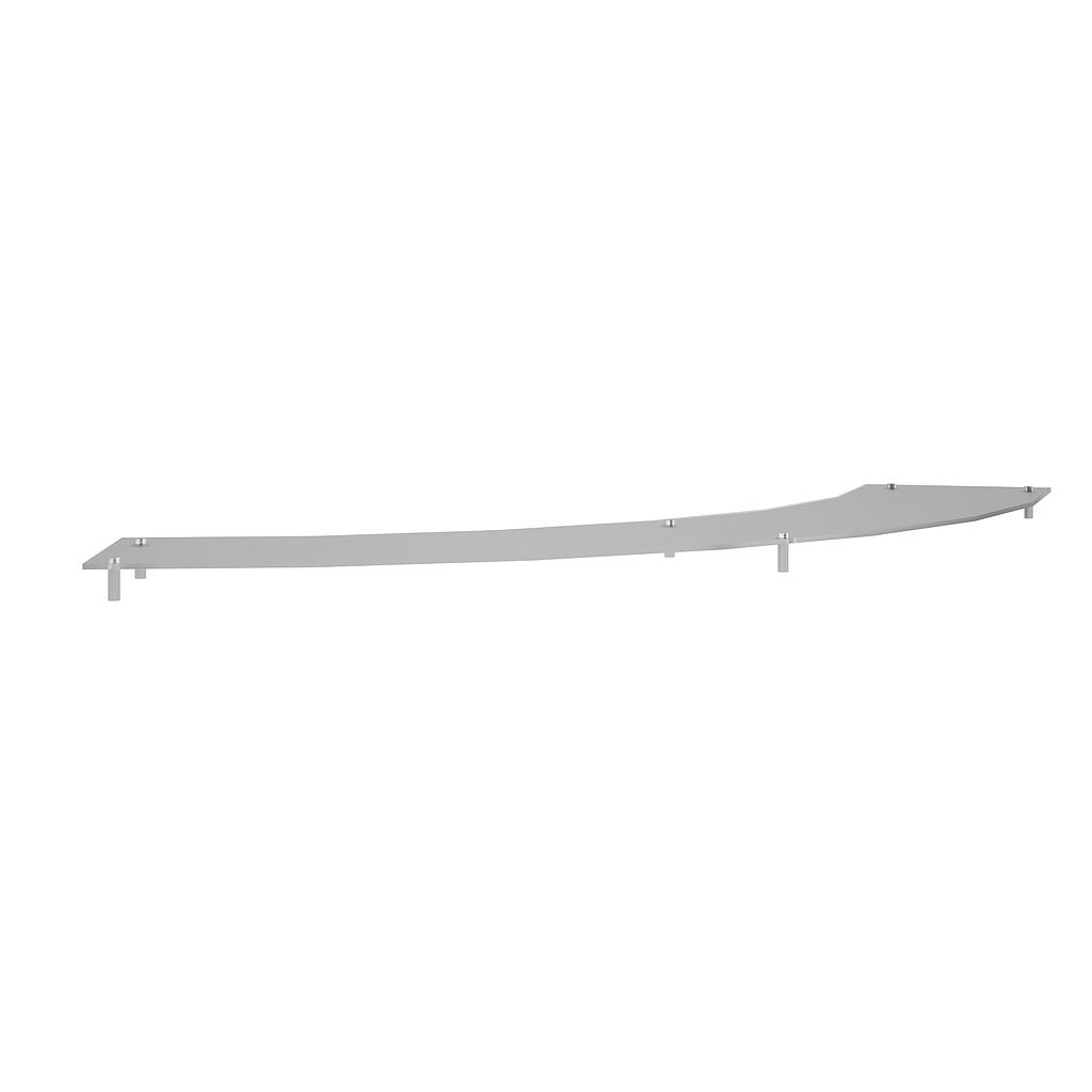 Cubierta Cristal p/Recepción Curva 69 x 238 cm Prime