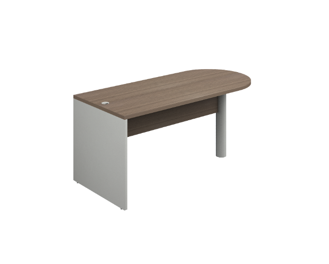 Mesa Bala Pata Cilindrica 4" 165 x 75 x 75 cm Prime
