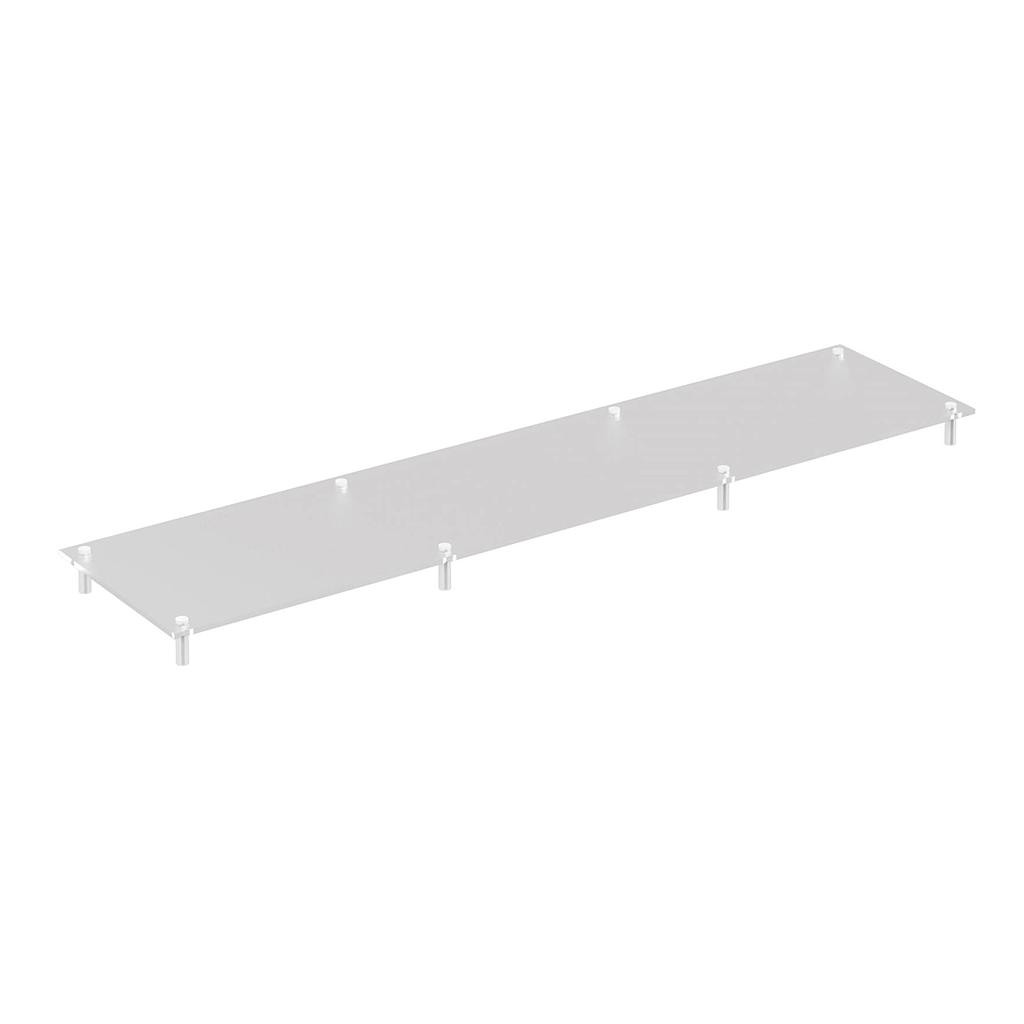 Glass counter worksurface 14 x 60"