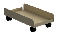 mobile CPU holder 10 x 19 x 5" Nova 